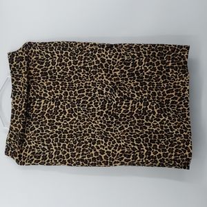 Jcrew pencil skirt leopard brown